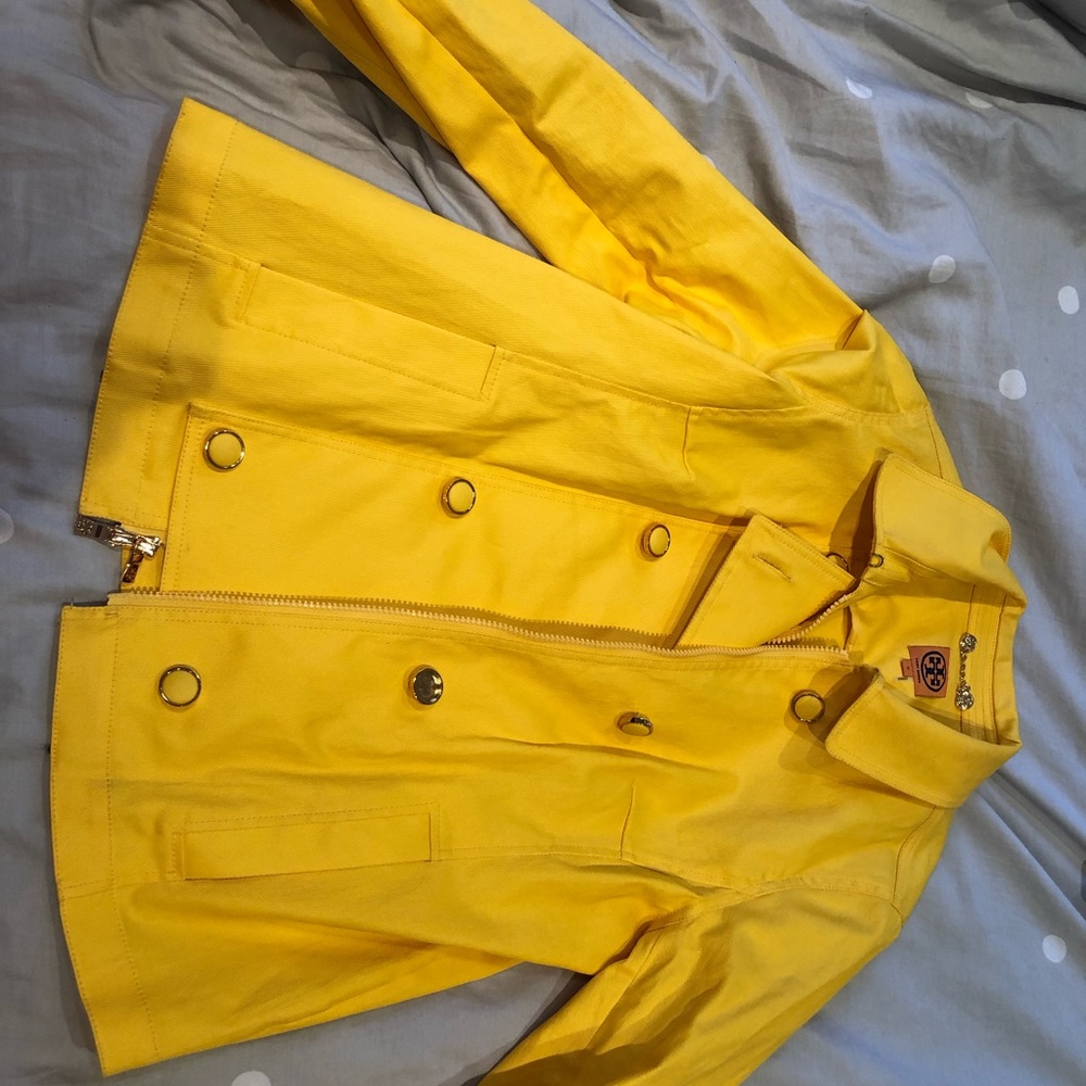 Tory Burch raincoat sz 12
